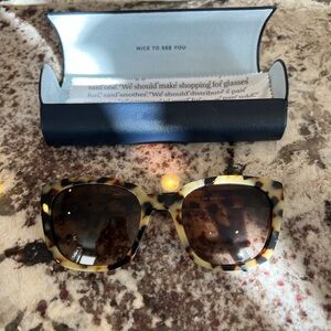 Warby Parker Aubrey Marzipan Tortoise Sunglasses
